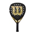 Wilson Padelschläger Defy Pro V1 370g/Diamant schwarz/gold